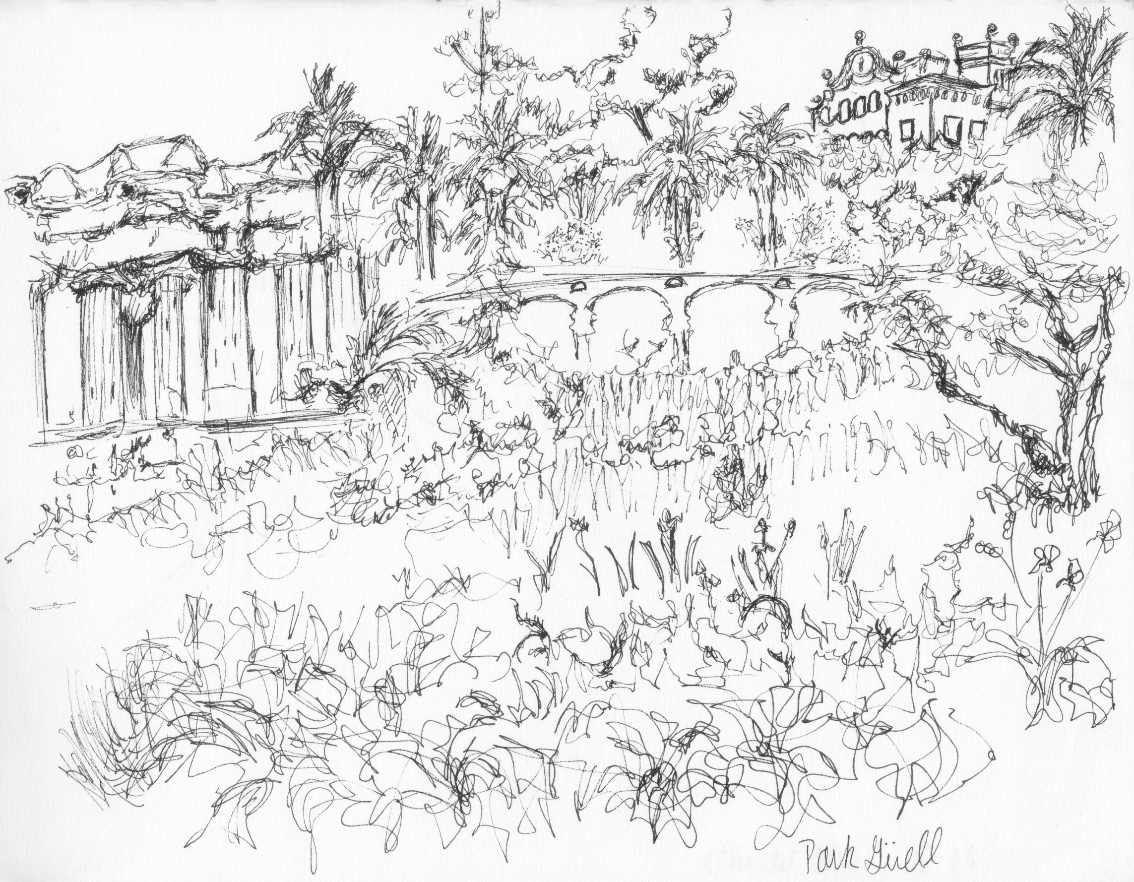 Sketch-ParkGuell2